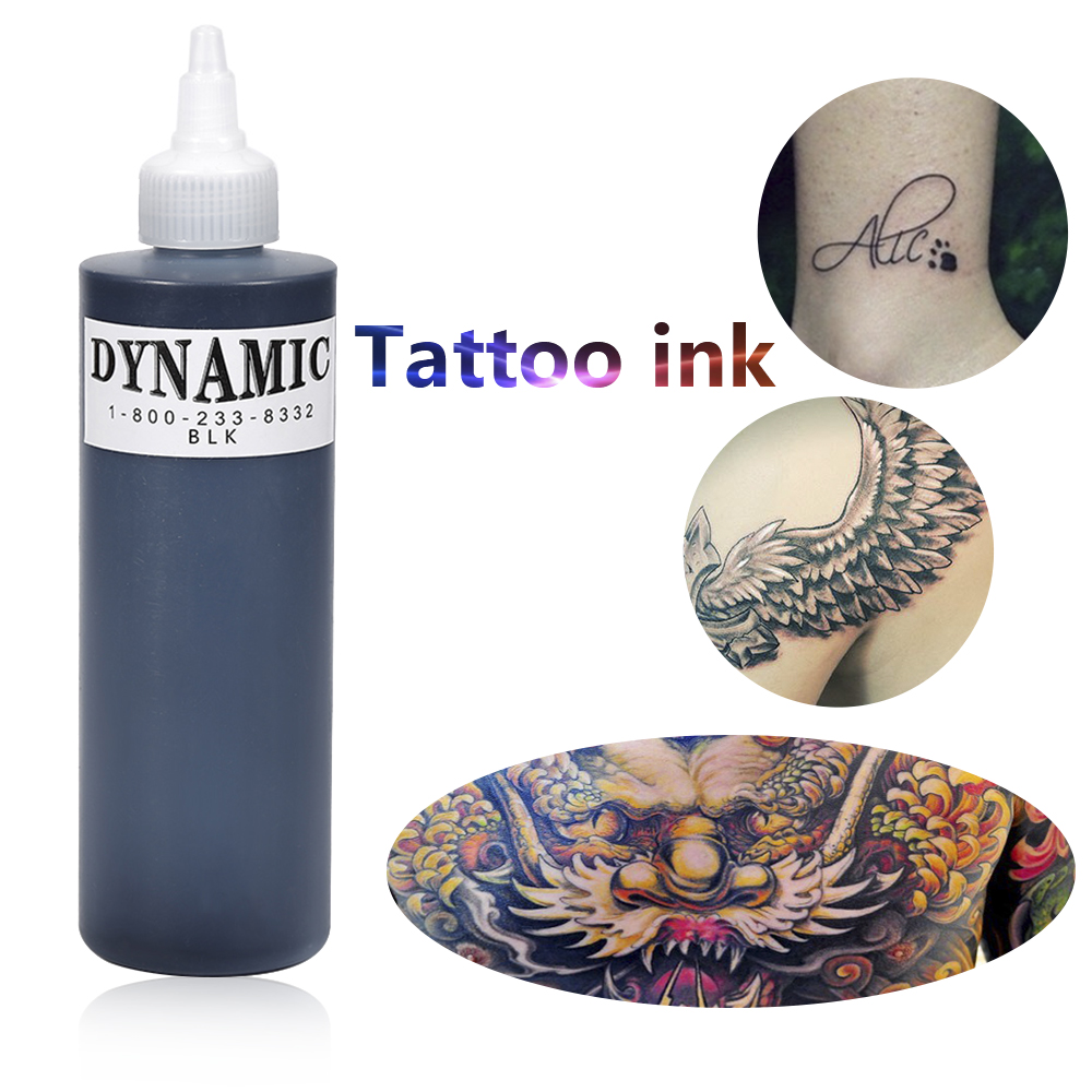 Dynamic Tattoo Ink 250ml Black / White Permanent Makeup Pigment