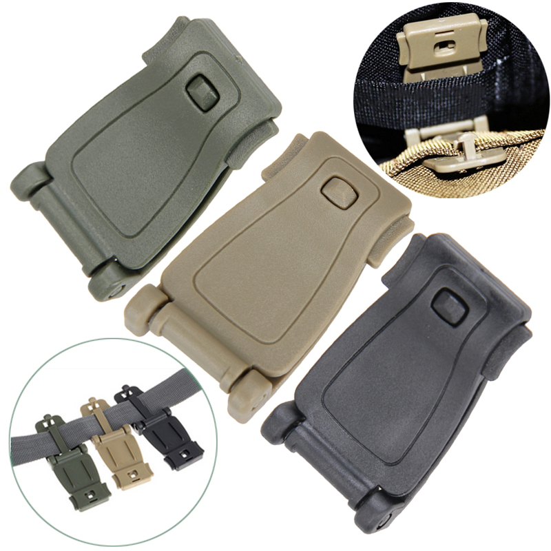 Molle Strap Bag Webbing Connecting Buckle Clip Military Backpack Accessory 