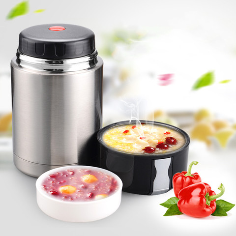 Large Capacity 800ML/1000ML/1200ML Thermos Lunch Box Portable Stainless Steel Food Soup Containers Vacuum Flasks Thermocup ► Photo 1/6