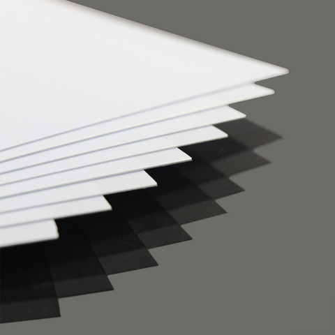 ABS0905 8pcs 0.5mm Thickness 200mm x 250mm ABS Styrene Sheets White NEW Architectural ► Photo 1/6