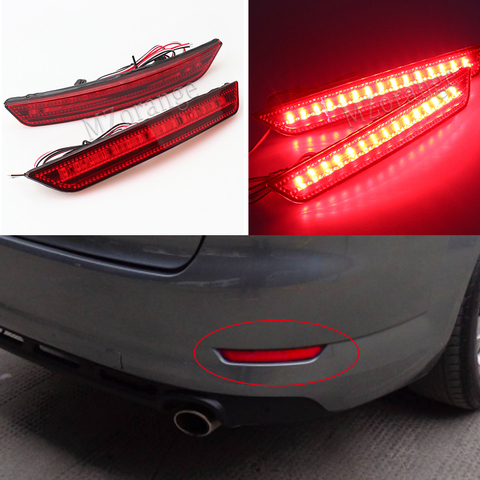 Car Styling Rear Bumper LED Brake Lights Warning Reflector Lights For Ford Mondeo 2007 2008 2009 2010Accessories  Stop Tail Lamp ► Photo 1/6