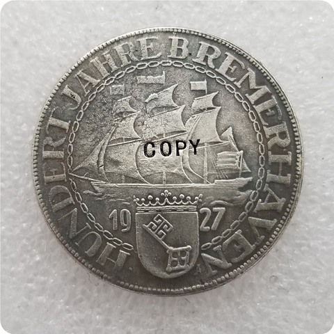 1927-A Berlin Mint Germany 5 Marks Coin COPY ► Photo 1/1