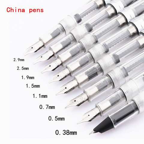 Jinhao 990 Transparent white Student school Business office  Fountain Pen supplies Student  ink pens ► Photo 1/6