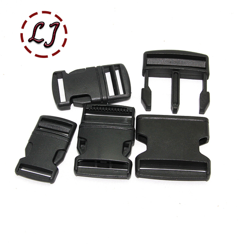 Hot sale Webbing Dual Adjustable Arched Buckle for Luggage Hiking Camping Bags backpack buckles black white 25mm/32mm/36mm/50mm ► Photo 1/6