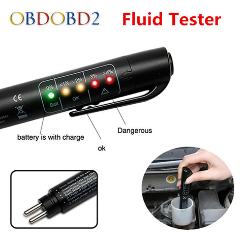 Brake Fluid Liquid Oil Moisture Tester Pen Car Testing Tool For DOT3 DOT4