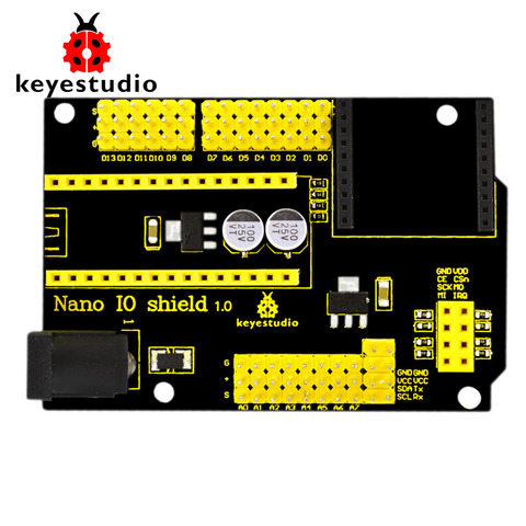 Free shipping! NEW Keyestudio Nano IO shield for XBEE and NRF24L01 Socket for arduino ► Photo 1/6