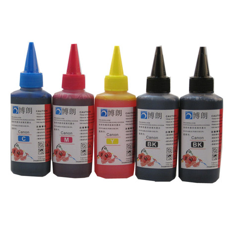 100ml Refill Dye ink for canon 470 471 PGI470 CLI471 ink cartridge ciss for CANON PIXMA MG6840 MG5740 TS5040 TS6040 printer ► Photo 1/4
