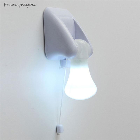 Portable Wire LED Bulb Cabinet Lamp Night Light Battery Operated Self Adhesive Wall Decor Mount Light Children Nightlight ► Photo 1/5