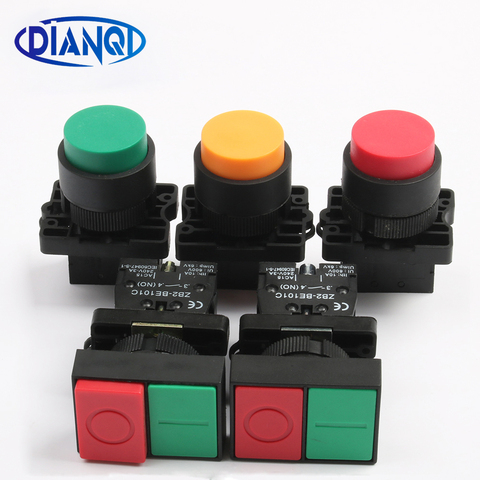 XB2-EL31 XB2-EL42 XB2-EL51 XB2-EL8325 XB2-EL8425 1NC/1NO/1NO1NC single/double push button switch Momentary self-Reset ► Photo 1/6