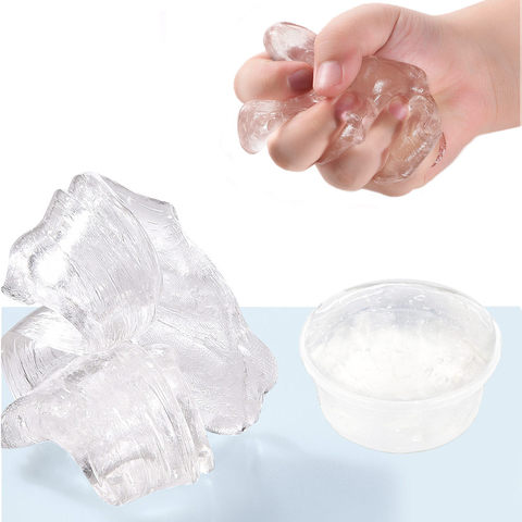100ml Clear Fluffy Foam Putty Plasticine Cloud Slime Clay Sand