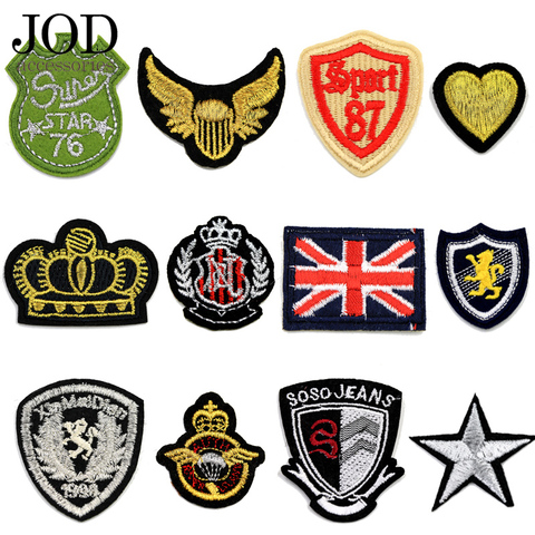 JOD Personalized Badge Embroidery SMALL Clothes Patches Iron on Jacket Mini  Decorative Fabric Stickers for Clothing Aplique - Price history & Review, AliExpress Seller - JOD Official Store