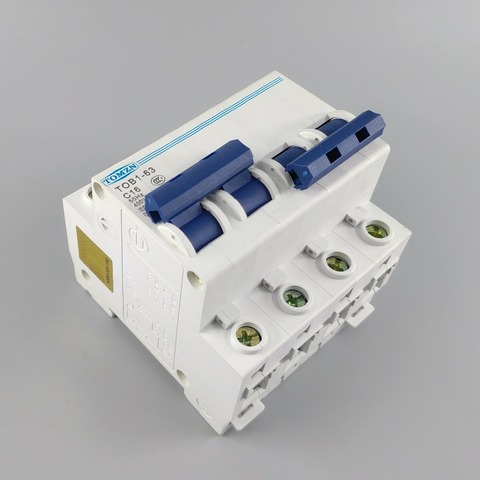 2P 16A MTS Dual power Manual transfer switch Circuit breaker MCB new 16 ampere 50HZ/60HZ 400V~ ► Photo 1/6