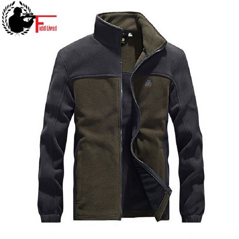 Military Tactical Fleece Hoodie Zipper Jacket Men Patchwork designer brand Jacket Male Coat cardigan Black Plus Size 3XL 4XL ► Photo 1/6