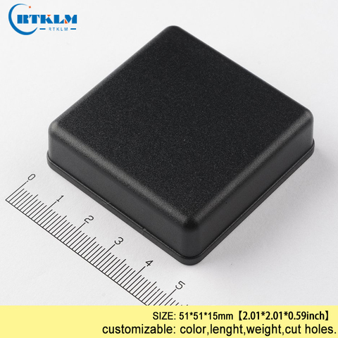 Small plastic box diy instrument case ABS plastic enclosures for electronics junction box housing for the amplifier 51*51*15mm ► Photo 1/3