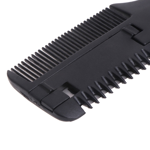 1 Pc Hair Comb Black Handle Cutting Thinning Home DIY Trimmer Inside Blades New Design ► Photo 1/6