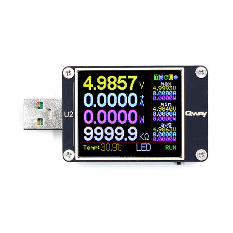 WEB-U2 Current And Voltage Meter USB Tester QC4+ PD3.0 2.0 PPS Fast Charging Protocol Capacity Test ► Photo 1/6
