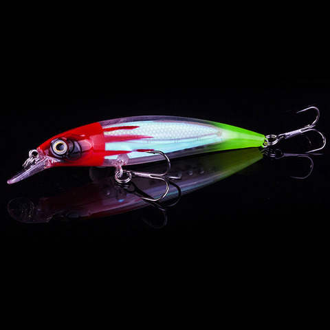 1PCS 11cm 14g Fishing Lure Hard Bait Fish Minnow Luminous Artificial Baits Fishing Wobbler Japan Pesca Lure Crankbait Kosadaka ► Photo 1/6