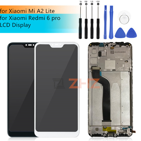 For Xiaomi Redmi Pro/ Mi A2 Lite LCD Display With Frame Touch