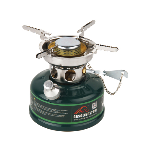 Camping Gasoline Stove Non Preheating No Noise Oil Furnace Picnic Burners Petrol Stove Cookware ► Photo 1/6