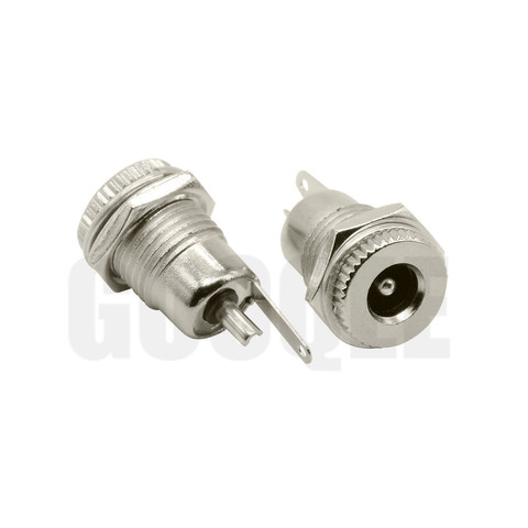 DC-099 5.5 mm x 2.1mm 5.5 mm x 2.5mm 5A 30V DC Power Jack Socket Female Panel Mount Connector 5.5*2.1 5.5*2.5 Open Hole 11MM ► Photo 1/6