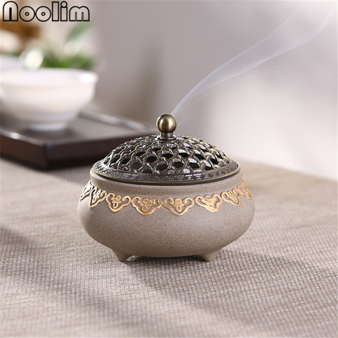 Ceramic Mosquito Repellent Incense Burner Classical Living Room Decor Porcelain Coil Incense Holder ► Photo 1/5
