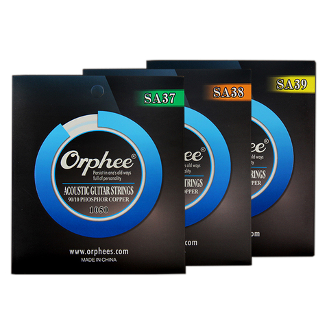 Orphee High End Professional SA Series Medium Light Extra Light Acoustic Guitar Strings 90/10 Bronze Guitar Accessories ► Photo 1/6