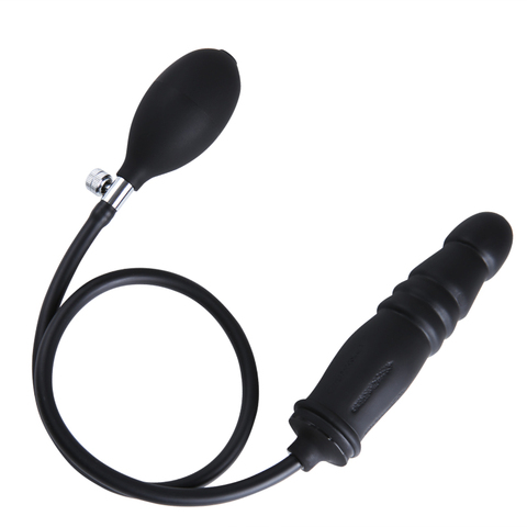 Anal Inflatable Silicone Expandable Butt Plug with Pump Anal Dilator Air-filled Big Dildo Prostate Massage Sex Toys for Men Gay ► Photo 1/6