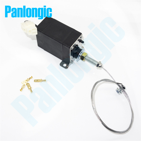 XHQ-PT 12V/24V Power On/Off Pull Type Diesel Engine Parts Stop Solenoid for Generator Spare Parts with Holder ► Photo 1/6