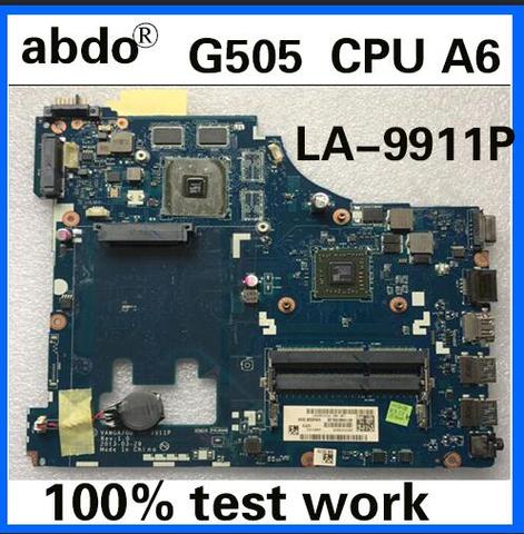 abdo VAWGA/GB LA-9911P motherboard for Lenovo G505 notebook motherboard CPU A6-5200 GPU 2G DDR3 100% test work ► Photo 1/6
