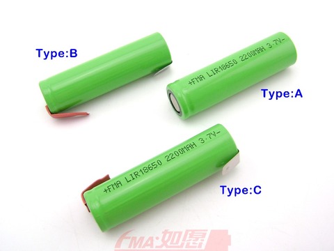 1x 18650 3.7V 2200mAH Li-ion Rechargeable Battery For Loudspeaker LED Flashlight Portable Fan DIY Power Bank cell ► Photo 1/3