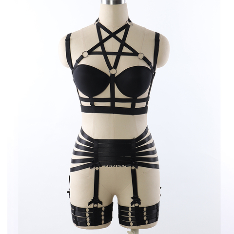 Garter belts harness, body harness, straps lingerie, bondage