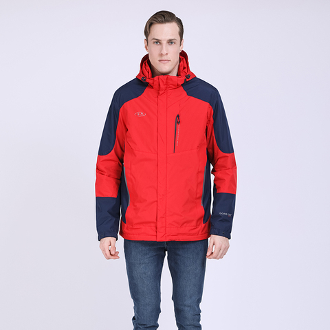 TALIFECK 2022  New Men's Waterproof Windpoof Jackets Men Spring Autumn Jacket Coats Spliced Male Brand Clothing Red color Zipper ► Photo 1/6