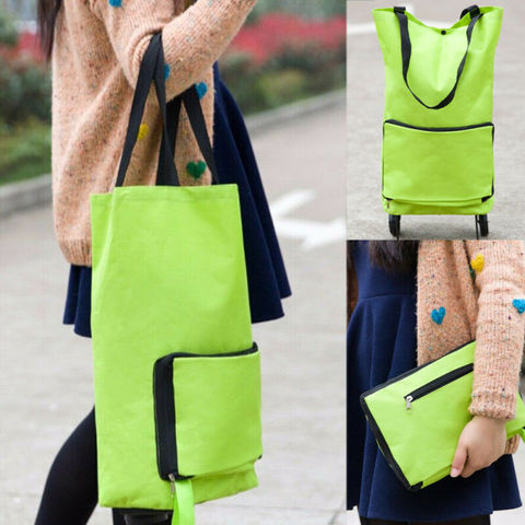 Portable Foldable Shopping Trolley Cart Luggage Travel Wheels Bag Multi-use New ► Photo 1/1