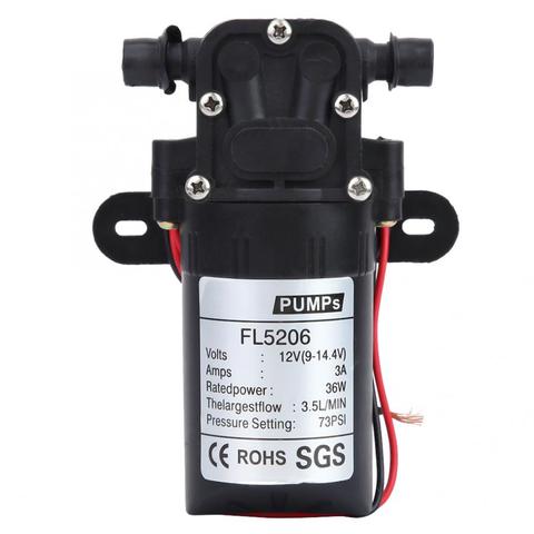 DC12V/24V 36W Electric Diaphragm Water Pump Automatic Switch 2-3.5L/min High Pressure Agricultural Washing Spray Water Pump ► Photo 1/6