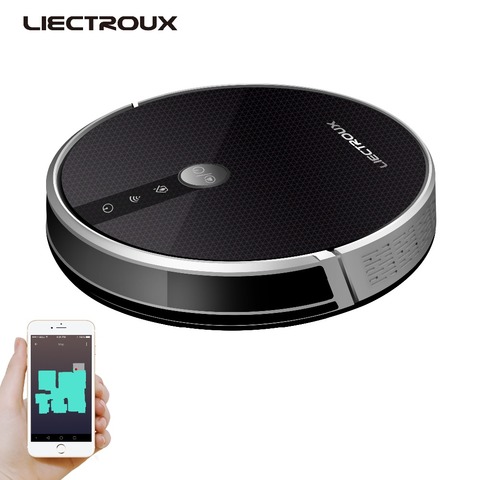 LIECTROUX Robot Vacuum Cleaner C30B, 3000Pa Suction,2D Map Navigation, with Memory, WiFi App,Electric Water Tank,Brushless Motor ► Photo 1/6