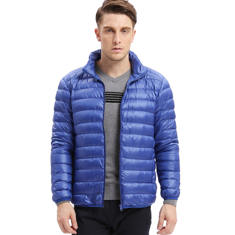 VOMINT men's fashion hot sale down jacket ultra-light down Autumn winter men jacket warm fitt leisure thin down Coat Male M-5XL ► Photo 1/5