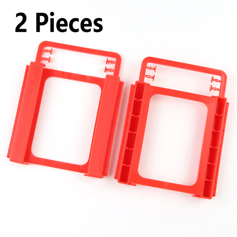 2pcs 2.5 To 3.5 In SSD HDD Mounting Plastic Adapter Bracket ► Photo 1/5