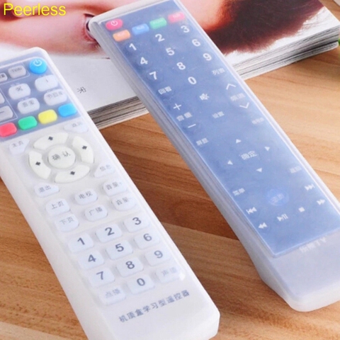 1PCS Silicone Remote Control TV Air Condition Protective Case Cover Waterproof Clear Protector Case Cover Skinpouch Pencil Bags ► Photo 1/6
