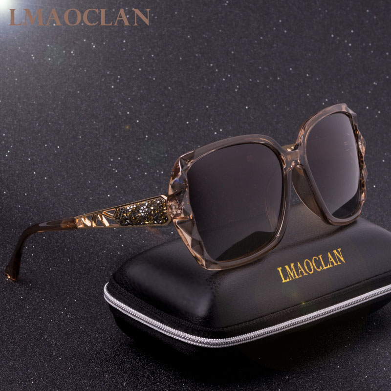 New Square Thick Frame Sunglasses Women Big Size Eyewear Lunette Femme Luxury Brand Sun Glasses