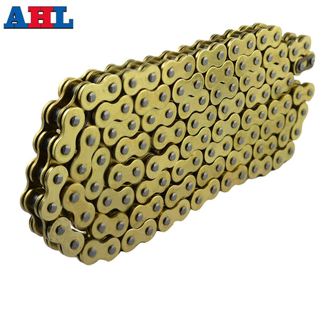 Motorcycle Parts 520 * 120 Drive Chain 520 Pitch Heavy Duty Gold O-Ring Chain 120 Links For Honda Yamaha YZ125 Suzuki Kawasaki ► Photo 1/6