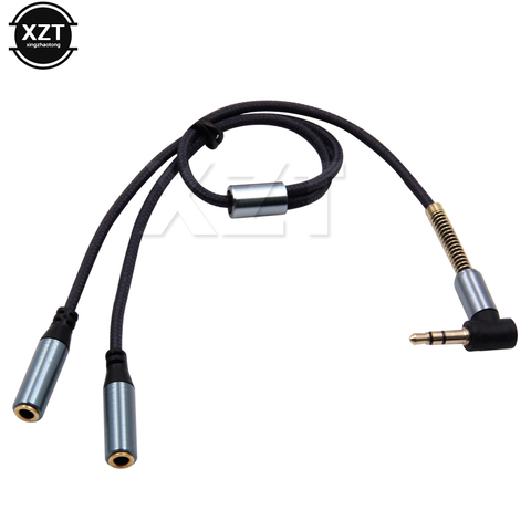 3.5mm Earphone Adapter Double Jack Plug Stereo Headphone Splitter for PC/MP3 Smartphone Player Audio Extension Cables ► Photo 1/6