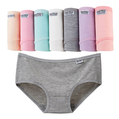 7PCS Panties Women Underwear Briefs Sexy Cotton Panties Lingeries