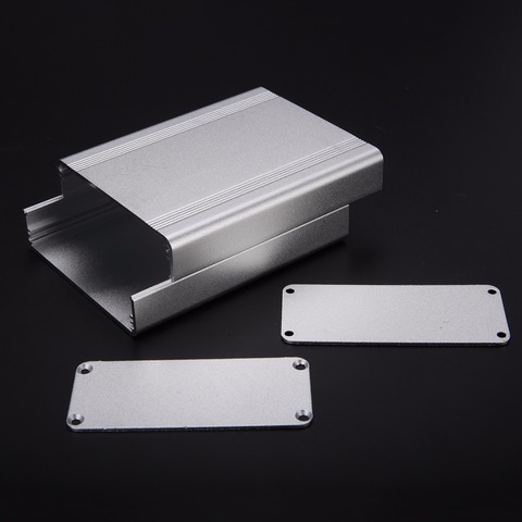 New Aluminum Extruded Enclosure Box Silver Electronic Project Split Body Case 110x88x38mm ► Photo 1/6