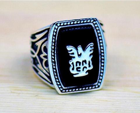 Alaric Ric The Vampire Diaries Revival Black Ring,the Top Quality Steampunk Antique Movie Jewelry ► Photo 1/4
