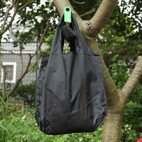 Black Round ball Elastic Cotton shopping bag foldable tote Reusable Portable Shoulder Folding pouch handbags printing ► Photo 1/6