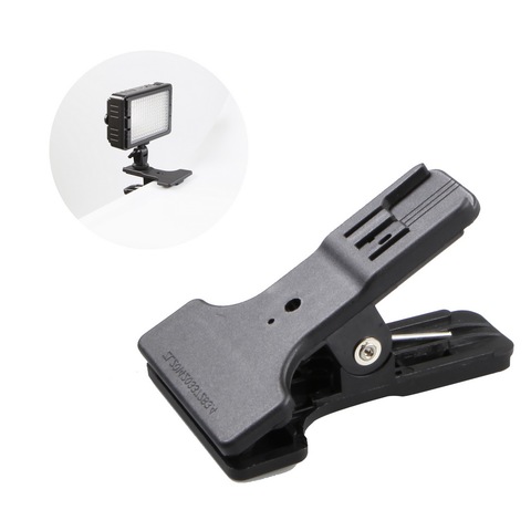 Photographic Clamp clip with Hotshoe Mount Table Mini Stand holder for flash Speedlite background Photographic ligting ► Photo 1/6
