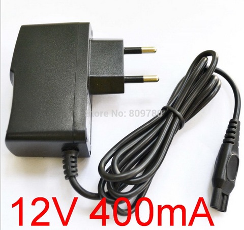 1pcs High quality, IC program 12V 400mA  Replacement adapter Power supply EU Wall charger For braun Shaver ► Photo 1/1