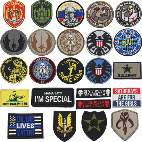 3D Military Patch Mom Says I Am Special To Protect Our Patch Embroidered Morale Armband Badge Clothes Bag With Hook And Loop ► Photo 1/6
