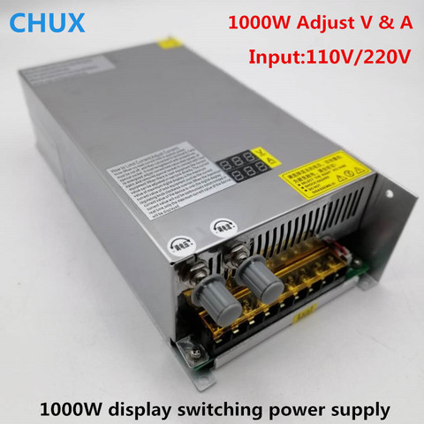 0-12v 24v 36v 48v 60V 80V 120V 220V DC Adjustable Switching Power Supply Digital display LED Ac Dc  Switching Power Supply ► Photo 1/6