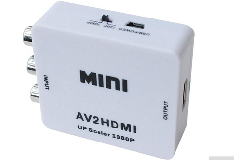RCA to HDMI AV to HDMI 1080P AV2HDMI Mini AV to HDMI Converte Signal Converter for TV VHS VCR,DVD Records Chipsets Shown AV2HDMI ► Photo 1/4